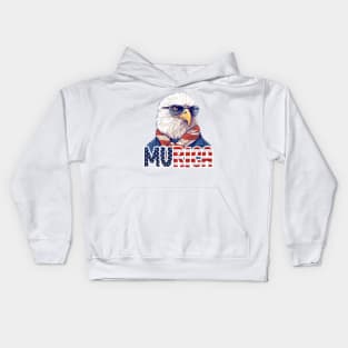 MURICA - Bald eagle number eight Kids Hoodie